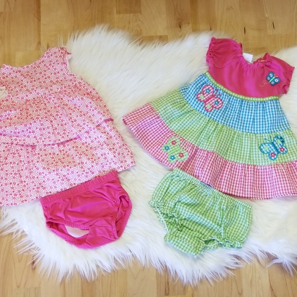 2 6-9 month Baby Dresses